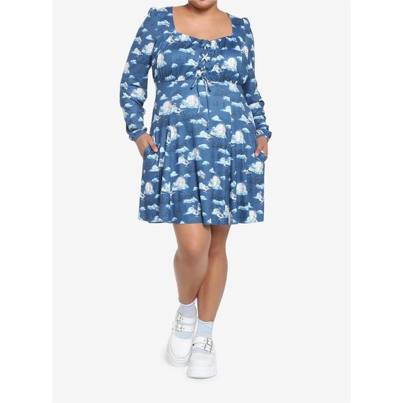 Disney Peter Pan Fly in the Sky Dress Size 2X EUC with Pockets! - Picture 1 of 7